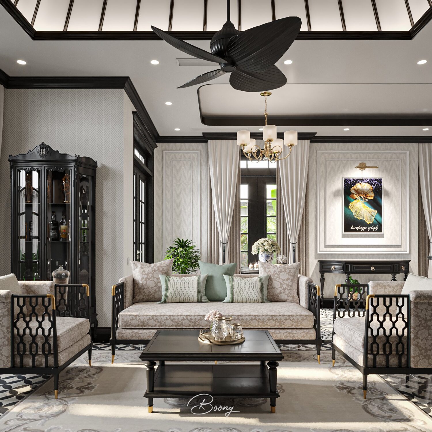 3D Interior Model Living room Scene 3dsmax 2412504