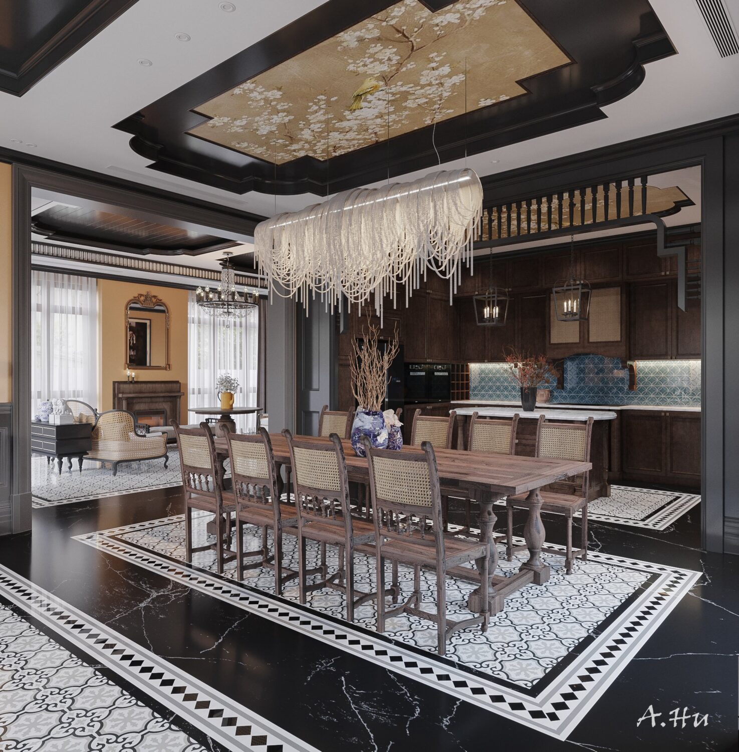 3D Interior Model Living room Scene 3dsmax 2412507