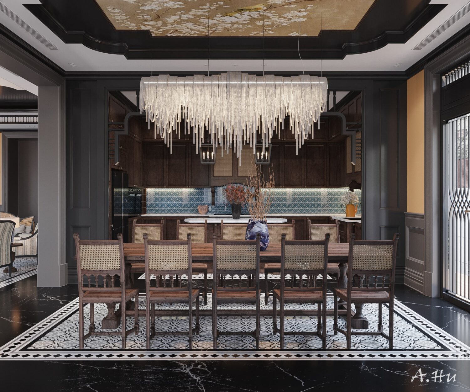 3D Interior Model Living room Scene 3dsmax 2412507