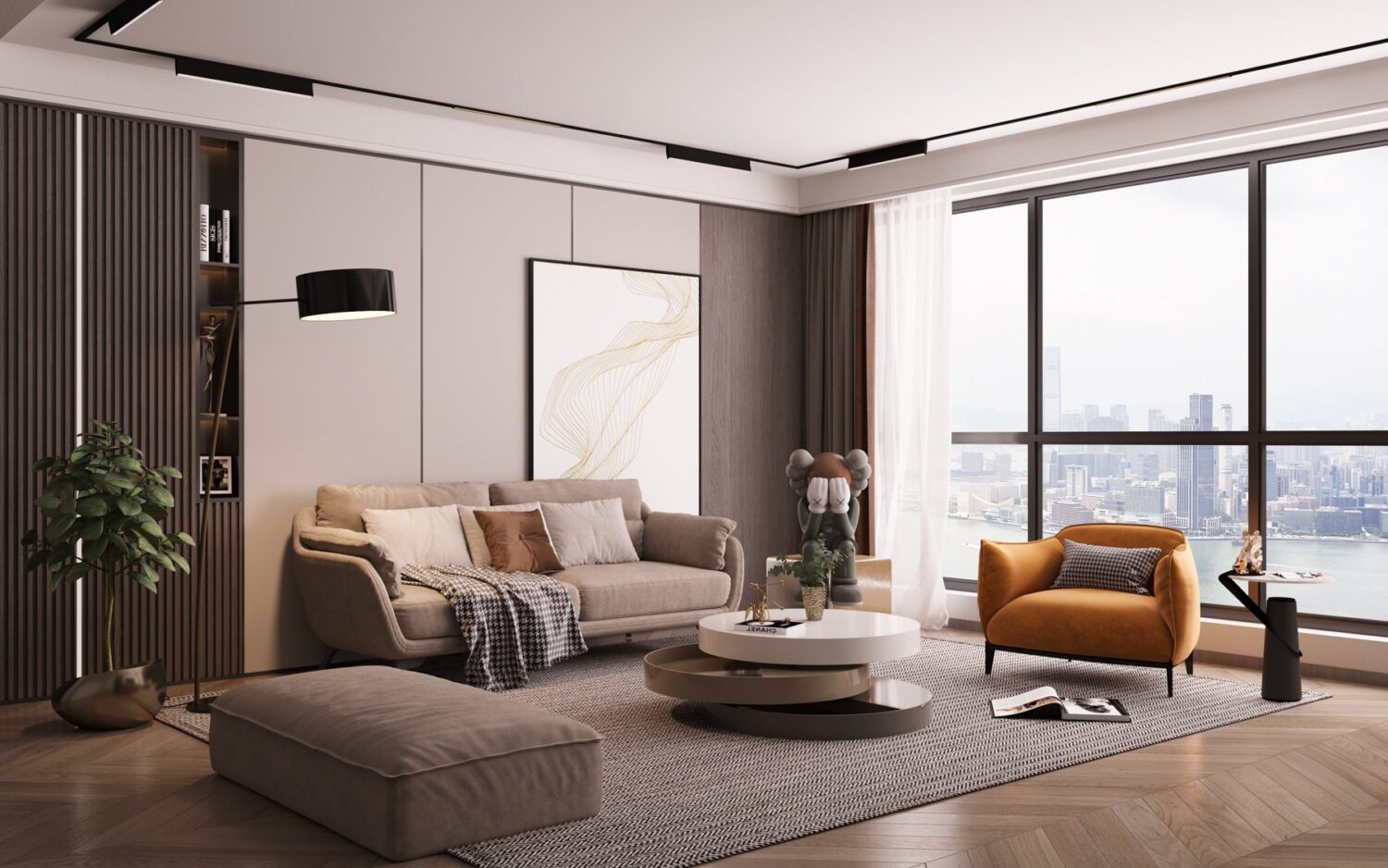 3D Interior Model Living room Scene 3dsmax 2412509