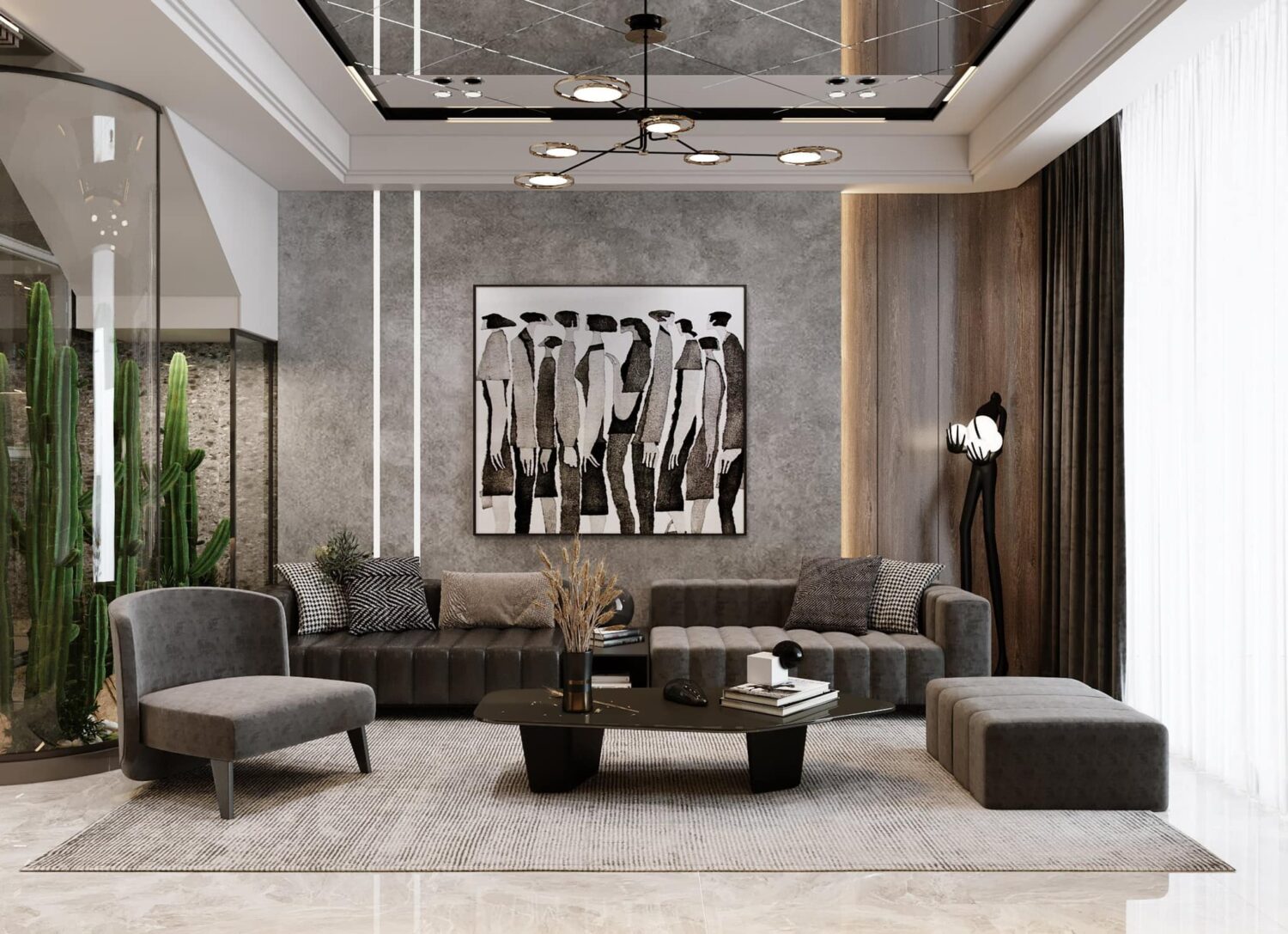 3D Interior Model Living room Scene 3dsmax 2412514