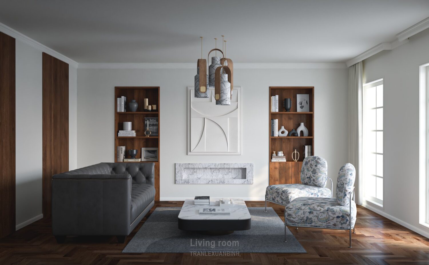 3D Interior Model Living room Scene 3dsmax 2412520