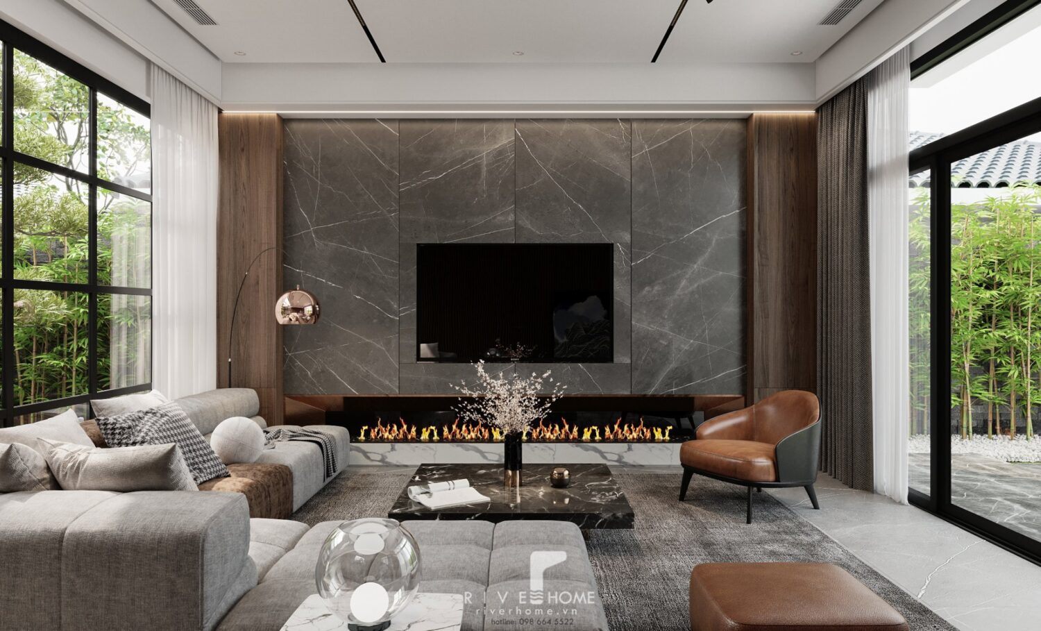 3D Interior Model Living room Scene 3dsmax 2412528