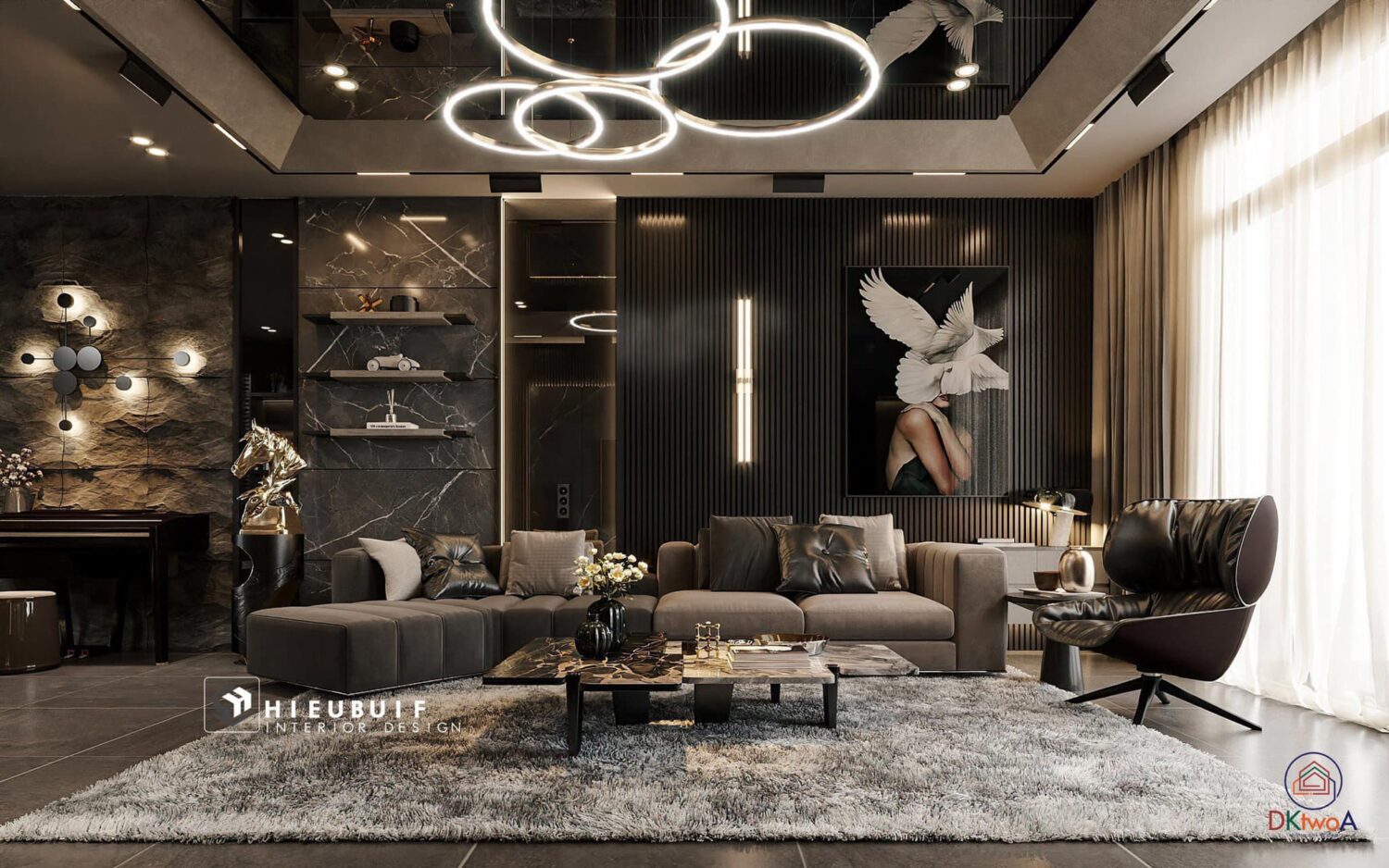 3D Interior Model Living room Scene 3dsmax 2412533