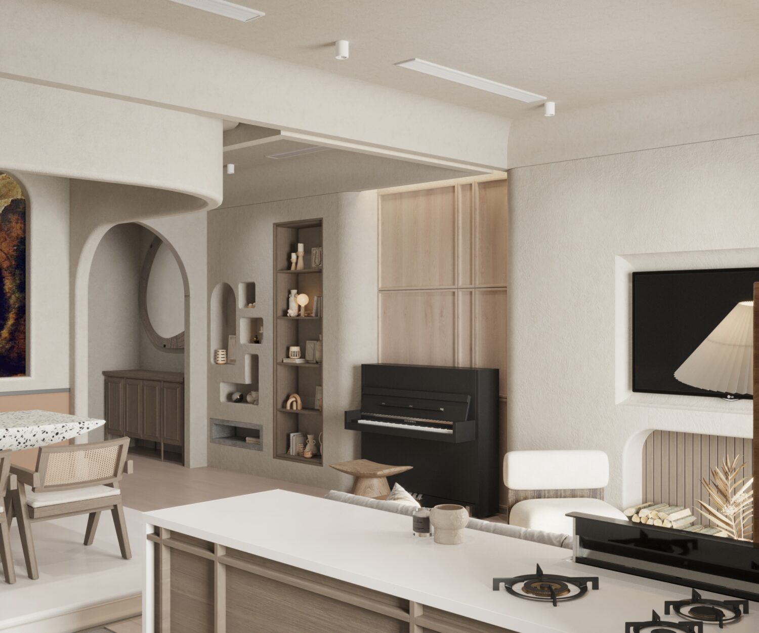 3D Interior Model Living room Scene 3dsmax 2412544