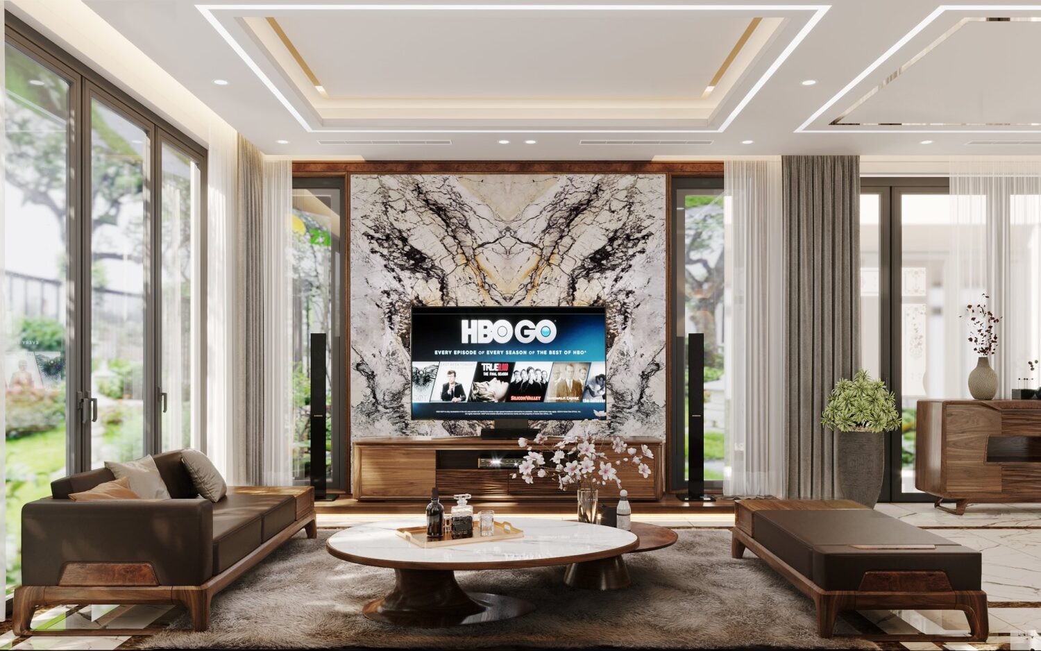 3D Interior Model Living room Scene 3dsmax 2412545