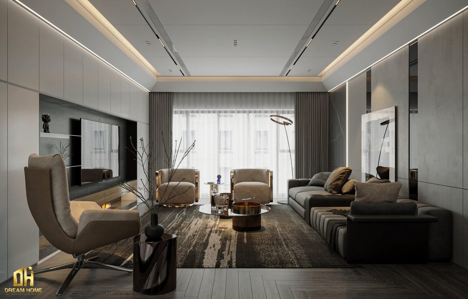 3D Interior Model Living room Scene 3dsmax 2412550