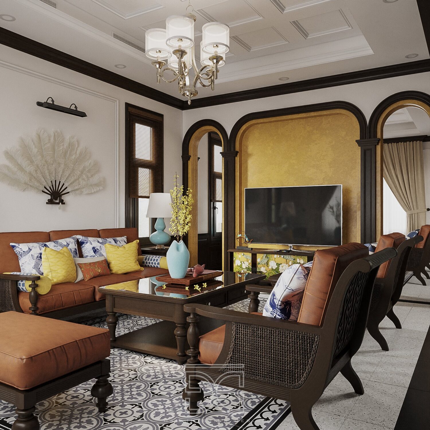 3D Interior Model Living room Scene 3dsmax 2412552