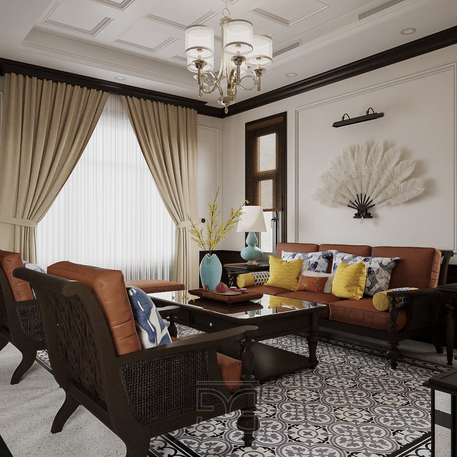 3D Interior Model Living room Scene 3dsmax 2412552