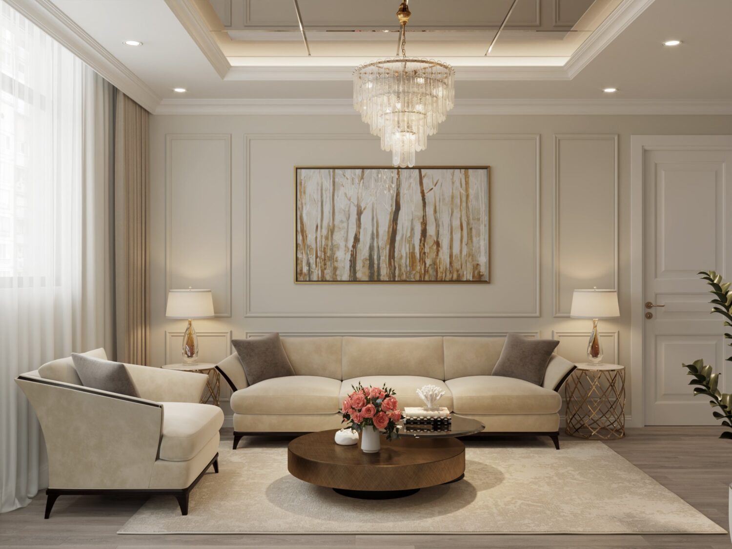 3D Interior Model Living room Scene 3dsmax 2412554