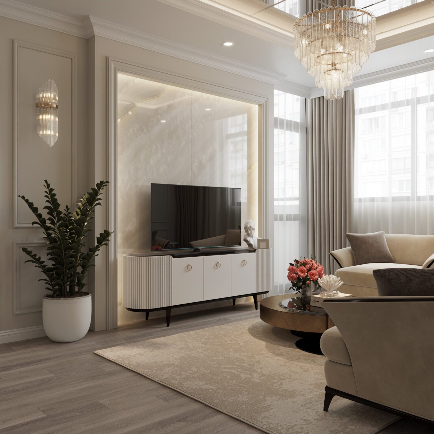 3D Interior Model Living room Scene 3dsmax 2412554