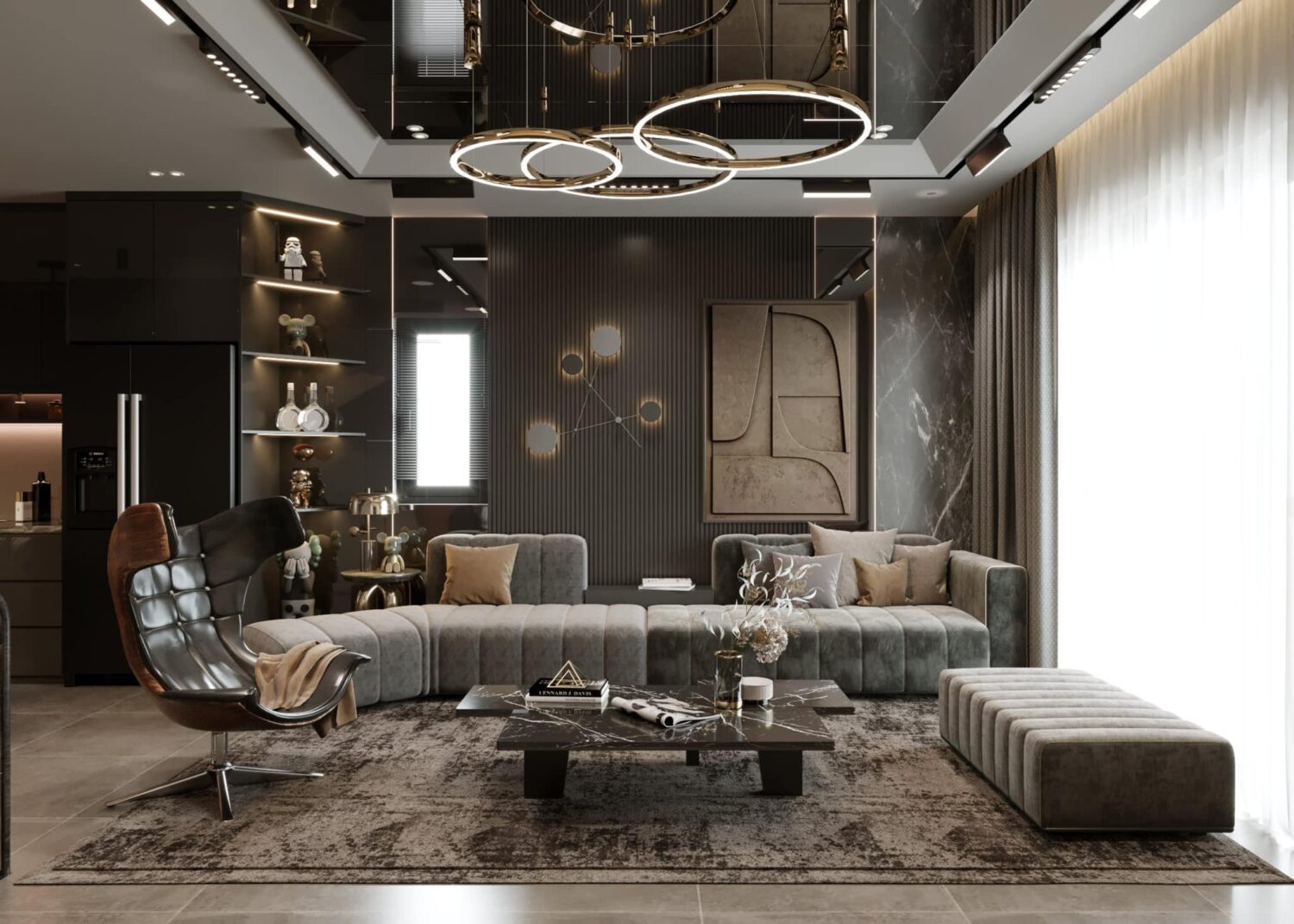 3D Interior Model Living room Scene 3dsmax 2412559