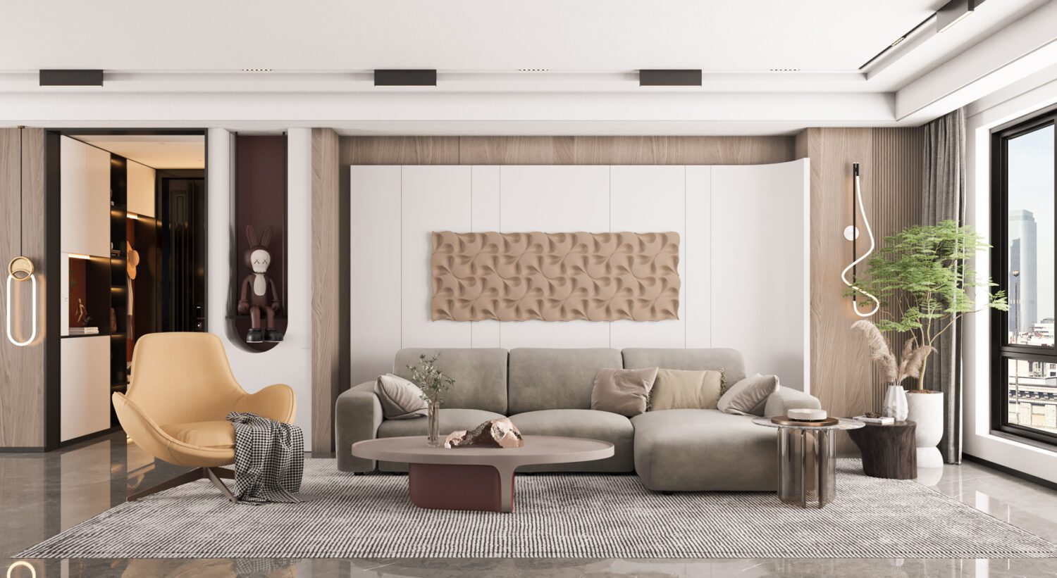 3D Interior Model Living room Scene 3dsmax 2412560