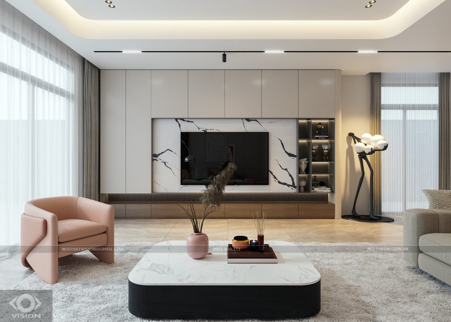 3D Interior Model Living room Scene 3dsmax 2412571