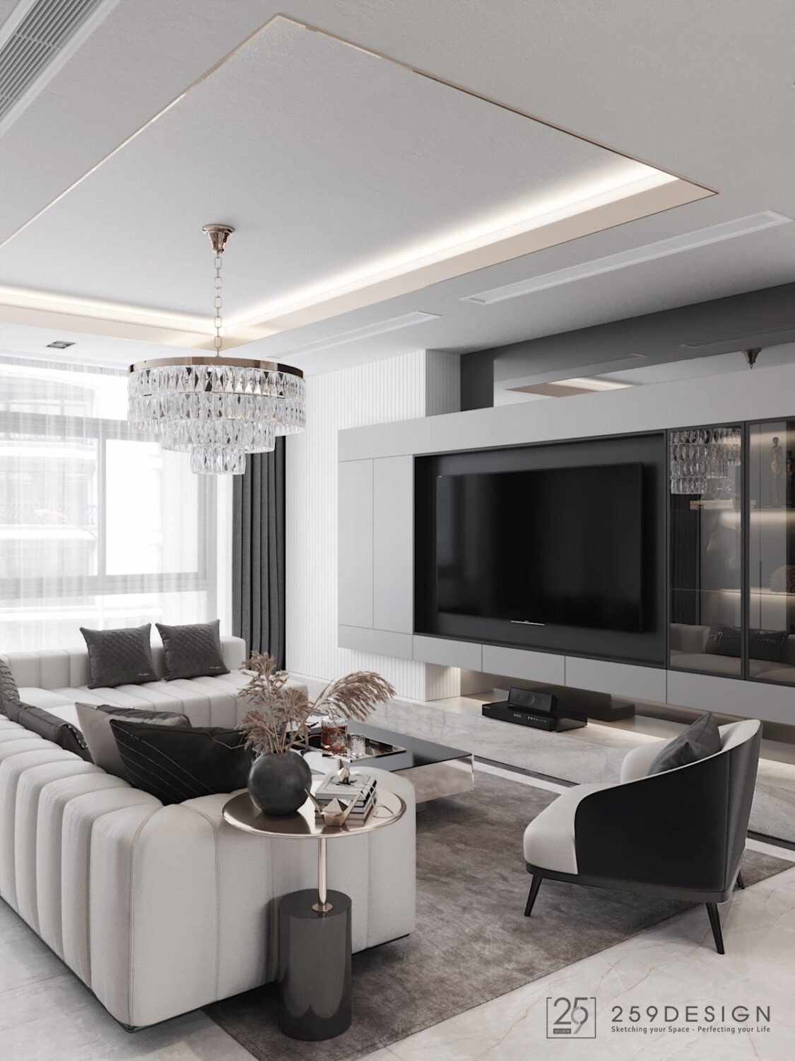 3D Interior Model Living room Scene 3dsmax 2412574