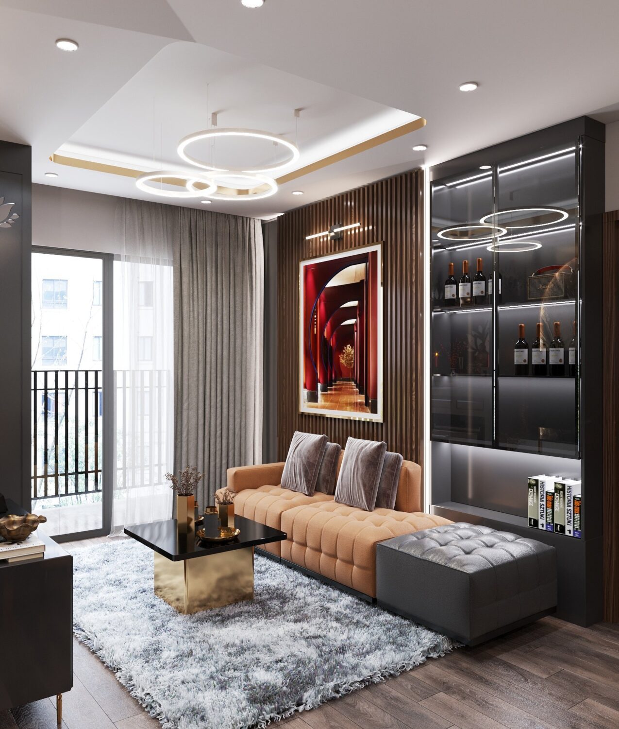 3D Interior Model Living room Scene 3dsmax 2412581