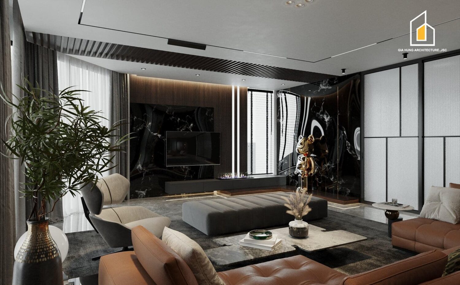 3D Interior Model Living room Scene 3dsmax 2412590