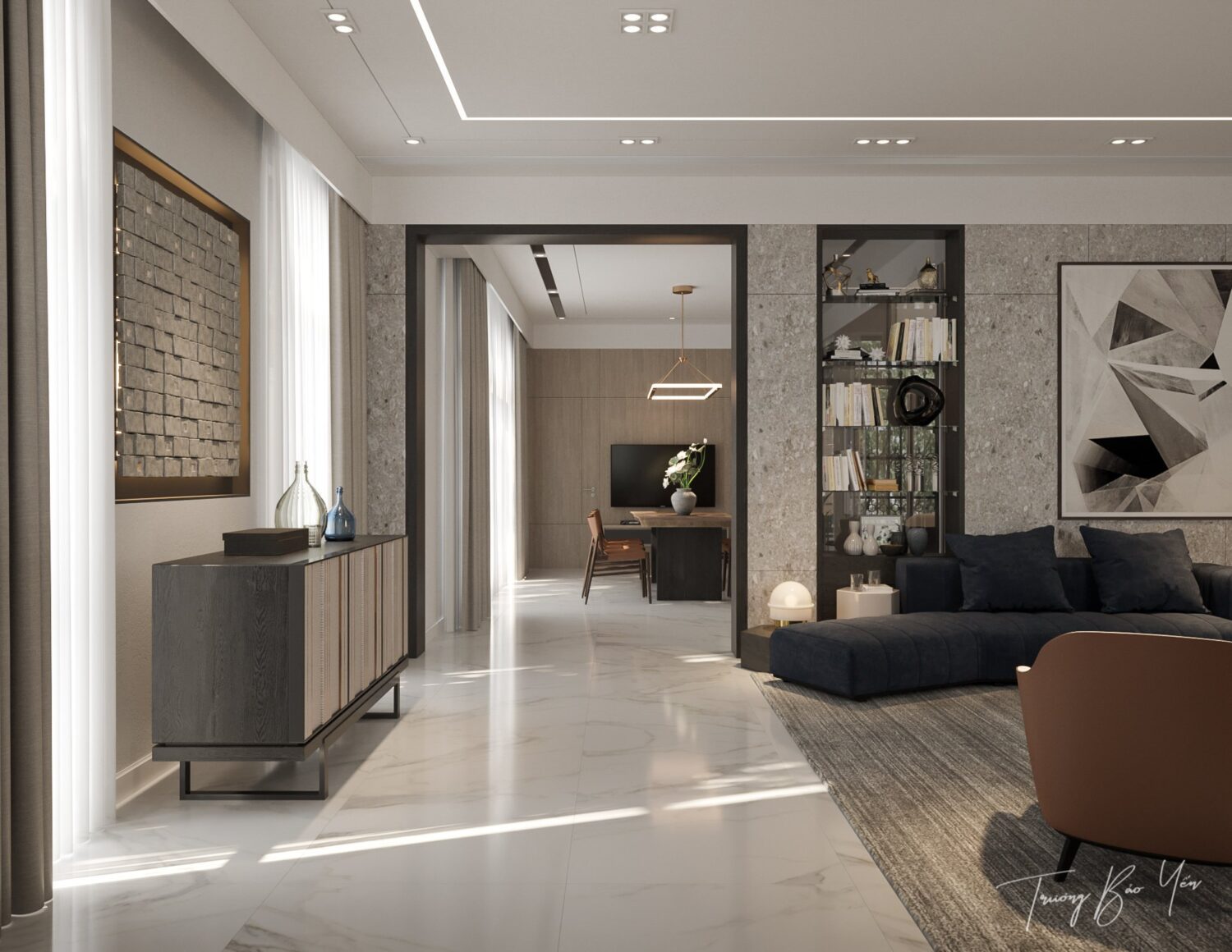 3D Interior Model Living room Scene 3dsmax 2412594