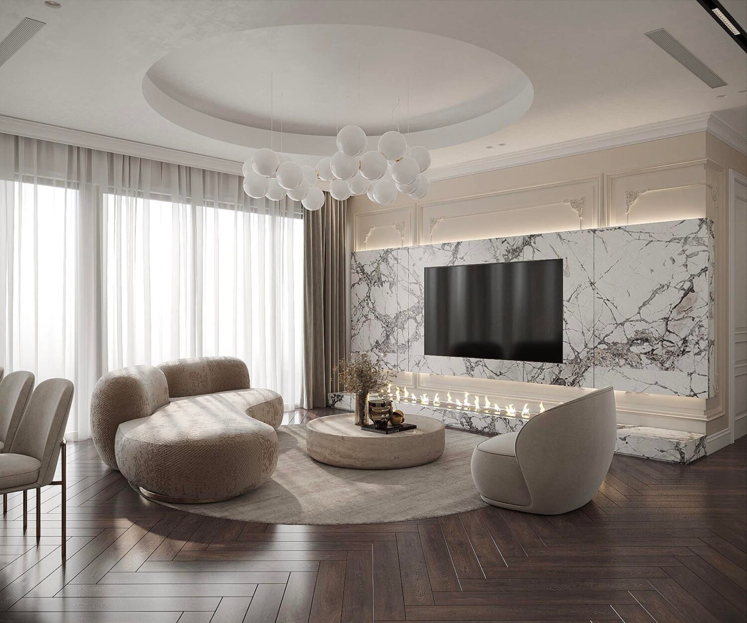 3D Interior Model Living room Scene 3dsmax 2412596