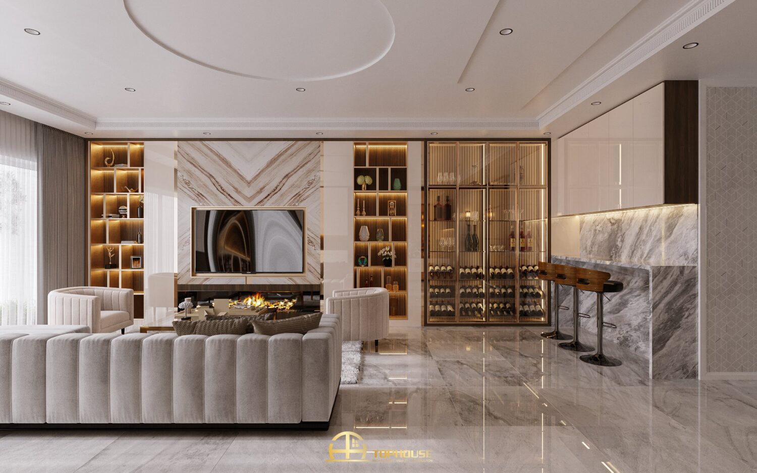 3D Interior Model Living room Scene 3dsmax 2412598