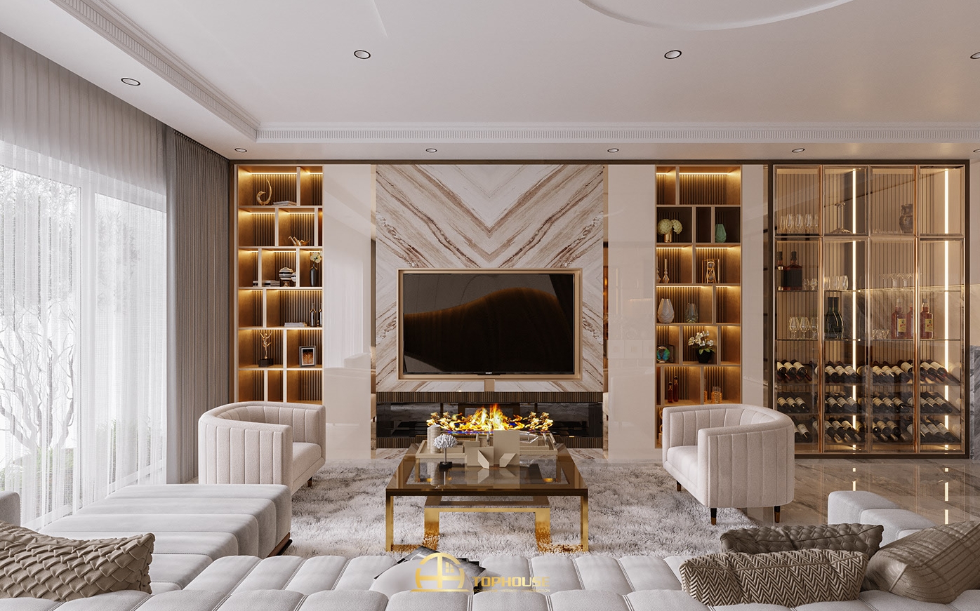 3D Interior Model Living room Scene 3dsmax 2412598