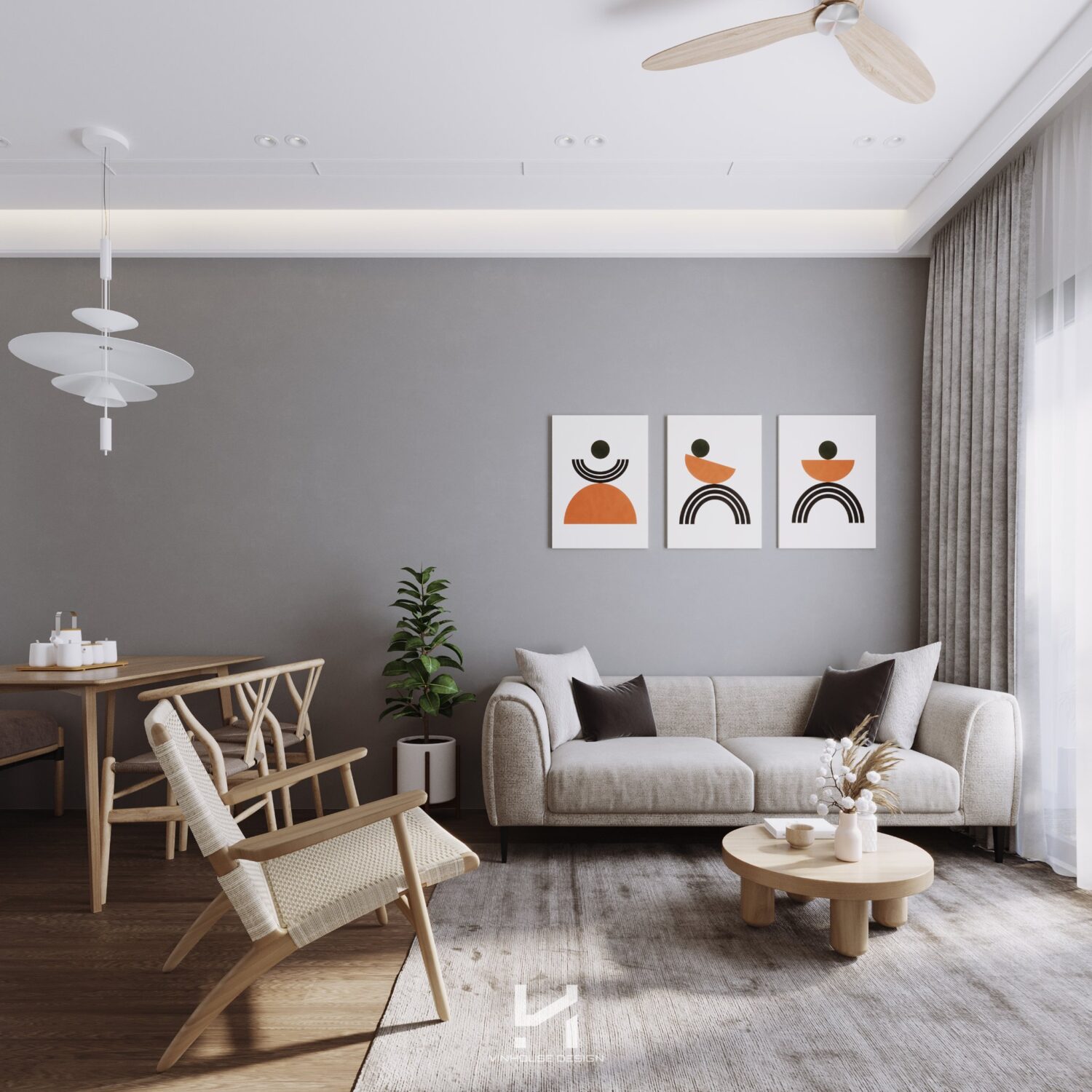 3D Interior Model Living room Scene 3dsmax 2412600