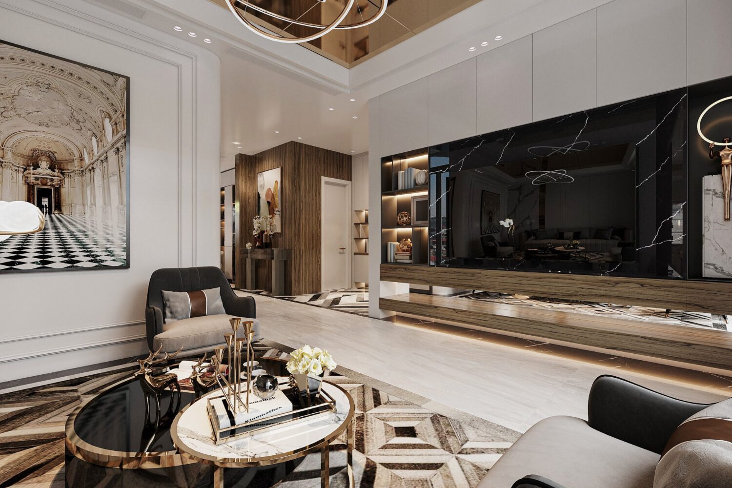 3D Interior Model Living room Scene 3dsmax 2412617