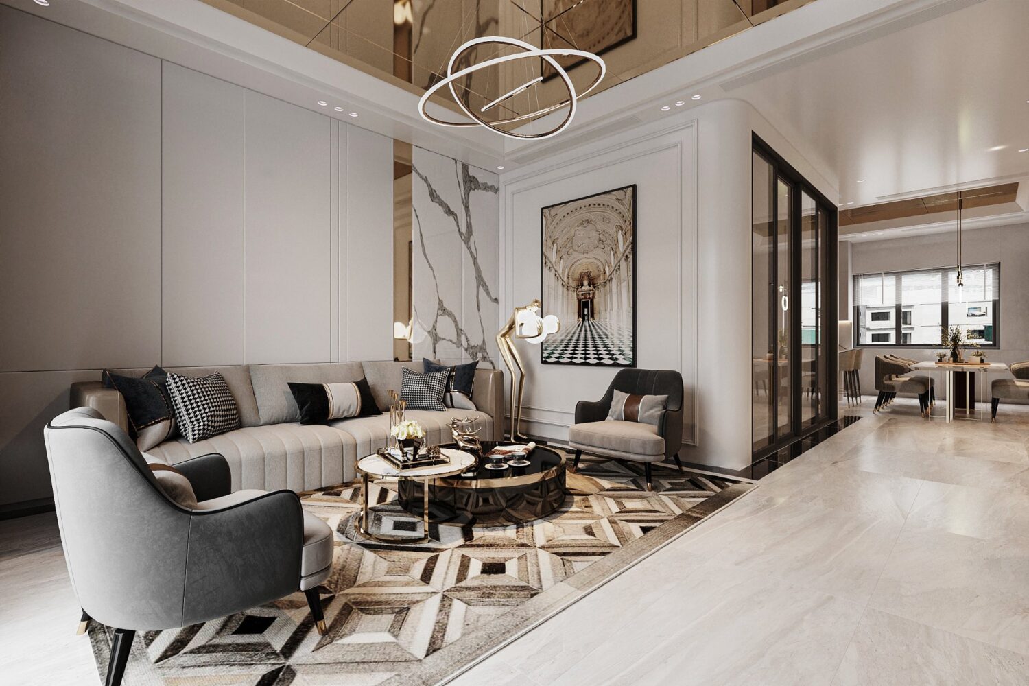 3D Interior Model Living room Scene 3dsmax 2412617