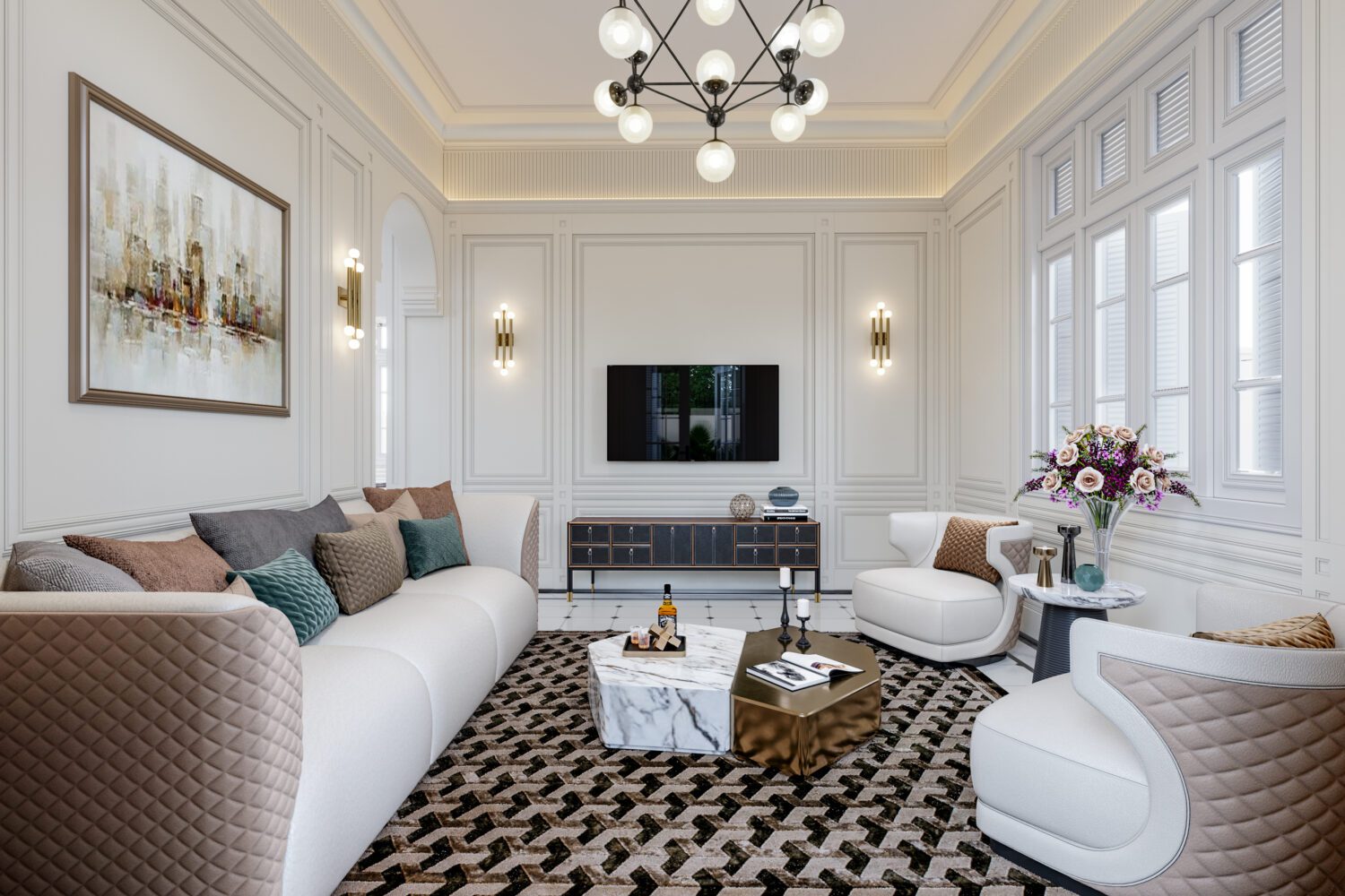 3D Interior Model Living room Scene 3dsmax 2412623