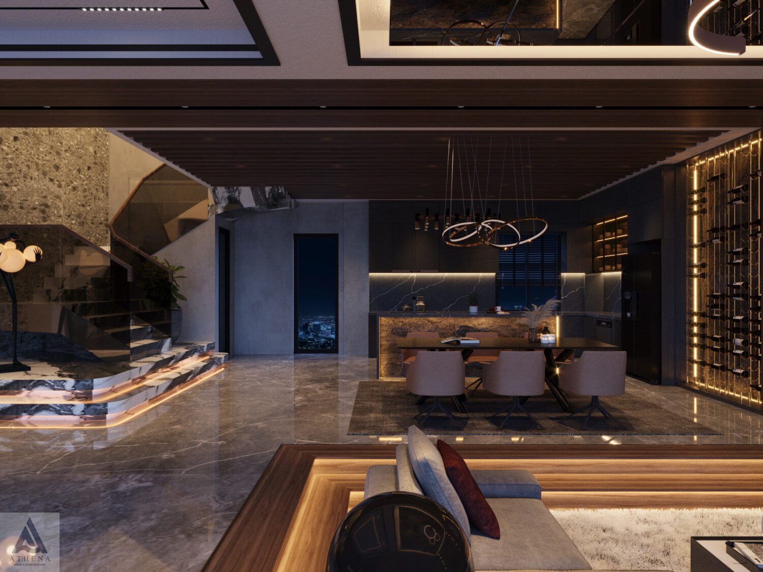 3D Interior Model Living room Scene 3dsmax 2412625