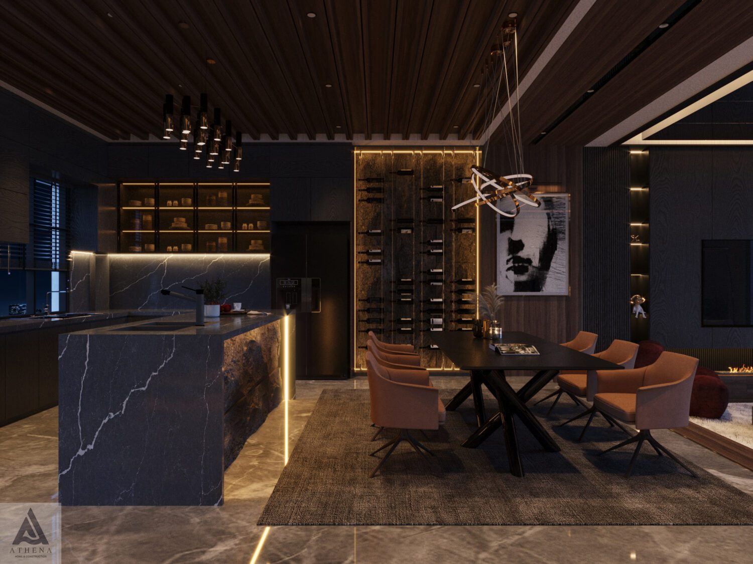 3D Interior Model Living room Scene 3dsmax 2412625