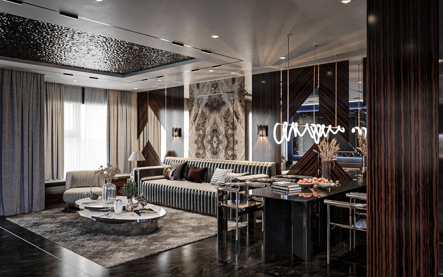 3D Interior Model Living room Scene 3dsmax 2412647