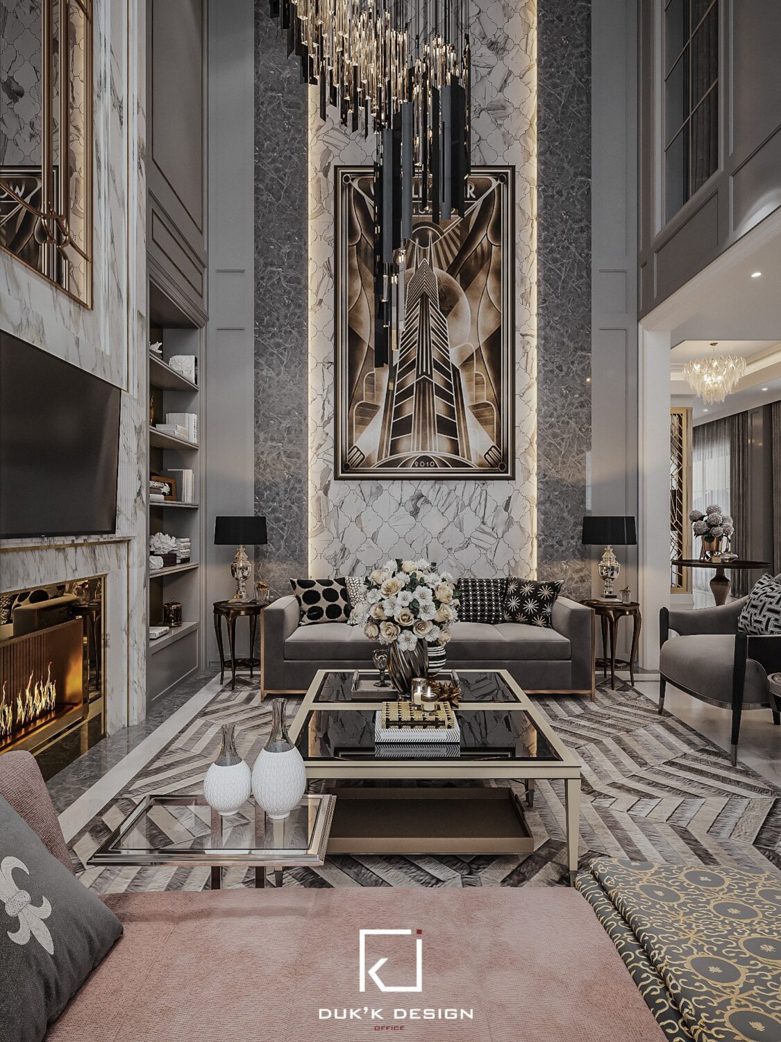 3D Interior Model Living room Scene 3dsmax 2412653