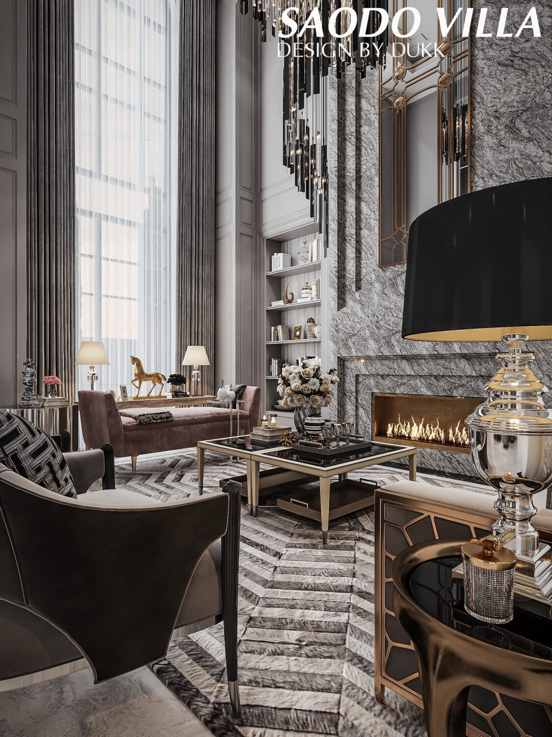 3D Interior Model Living room Scene 3dsmax 2412653