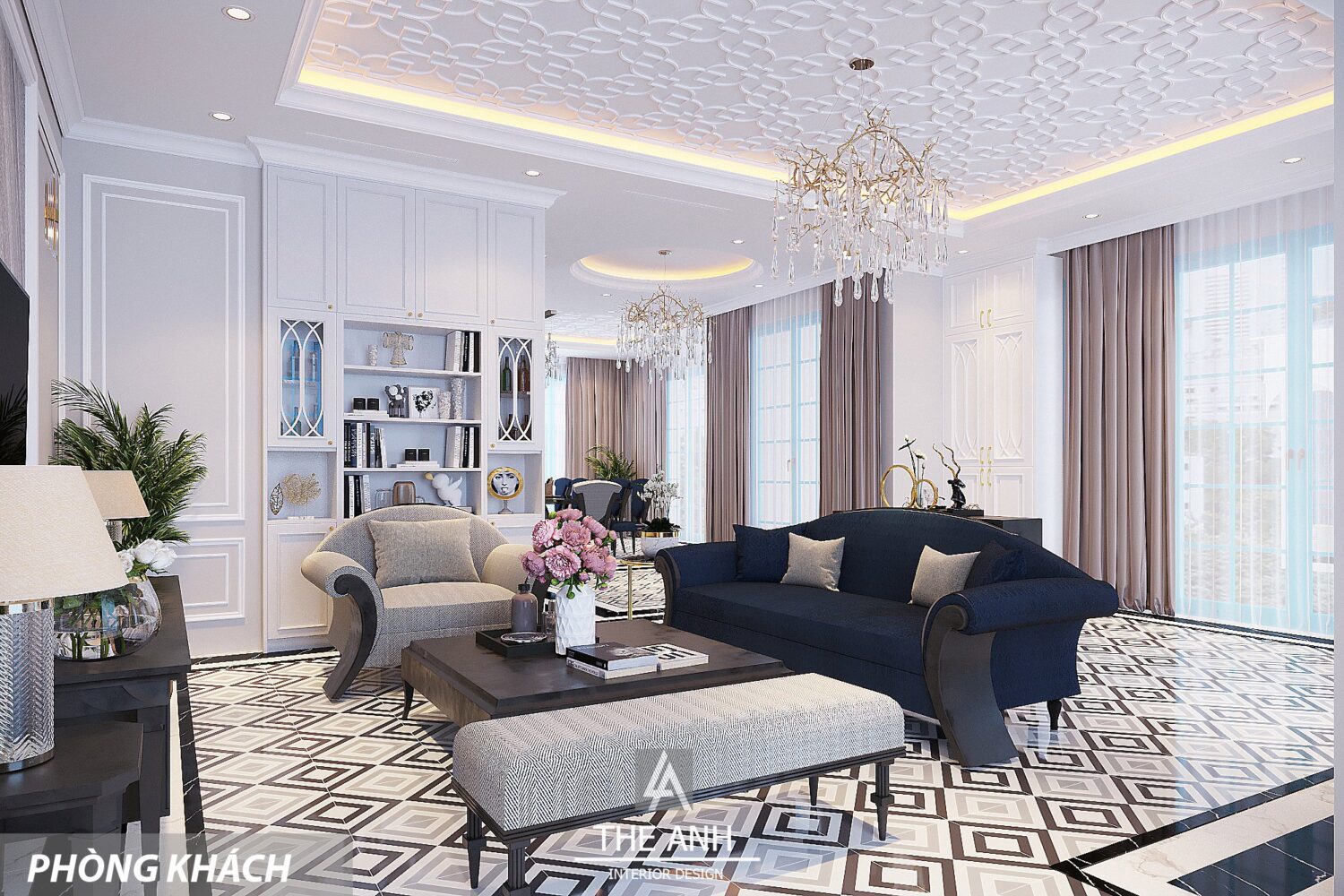 3D Interior Model Living room Scene 3dsmax 2412673