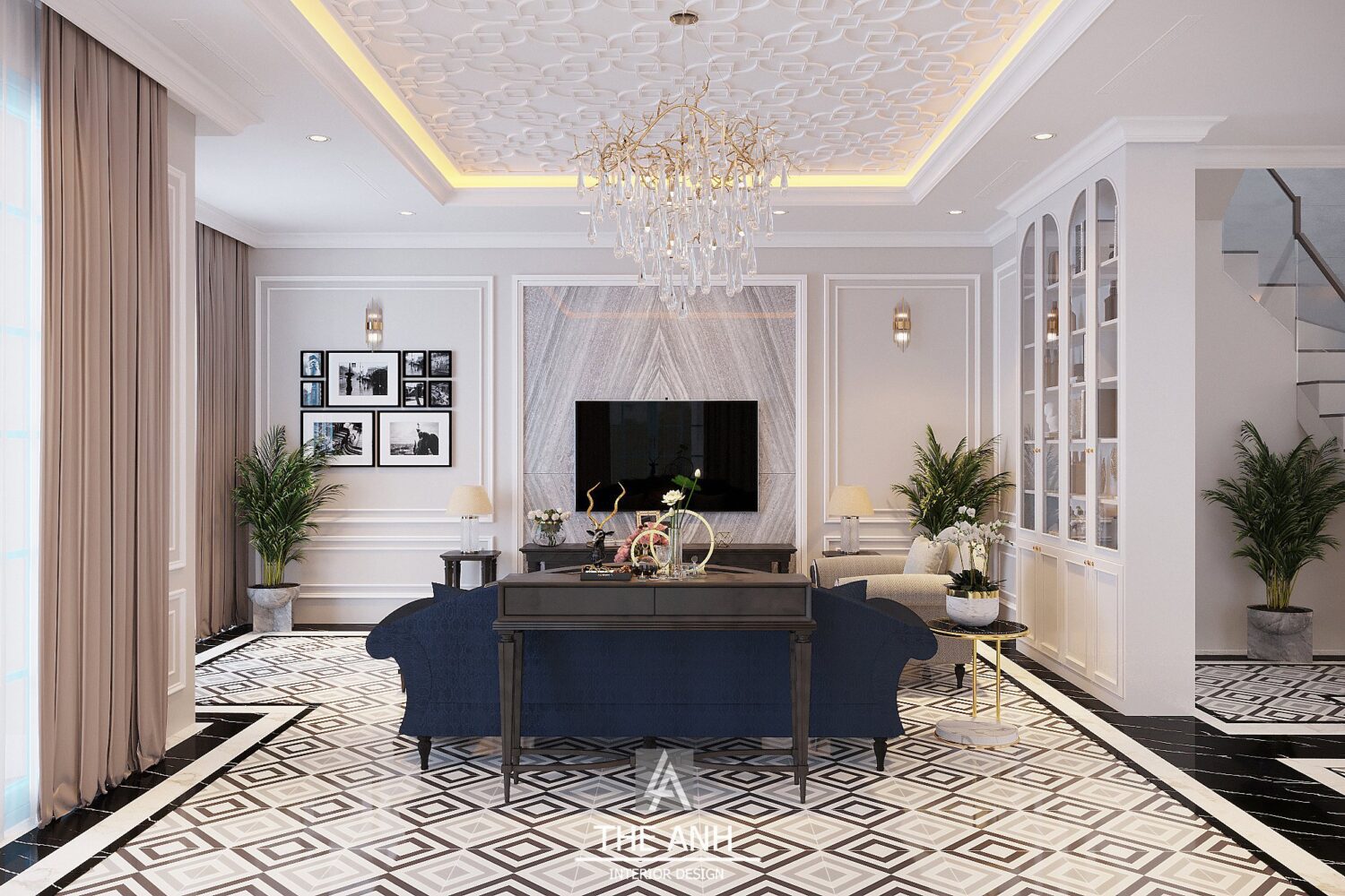 3D Interior Model Living room Scene 3dsmax 2412673