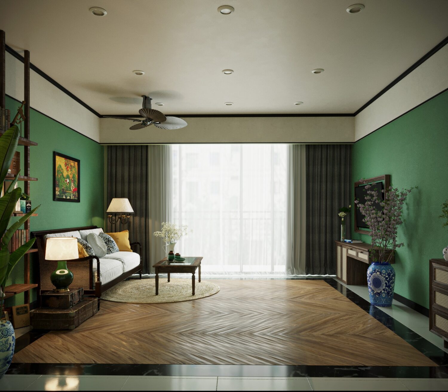 3D Interior Model Living room Scene 3dsmax 2412681