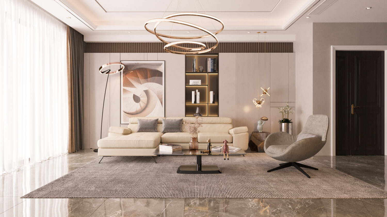 3D Interior Model Living room Scene 3dsmax 2412686