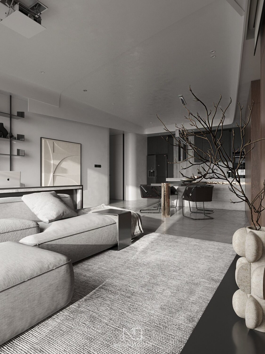 3D Interior Model Living room Scene 3dsmax 2412691