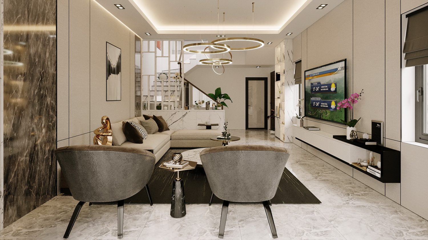 3D Interior Model Living room Scene 3dsmax 2411271