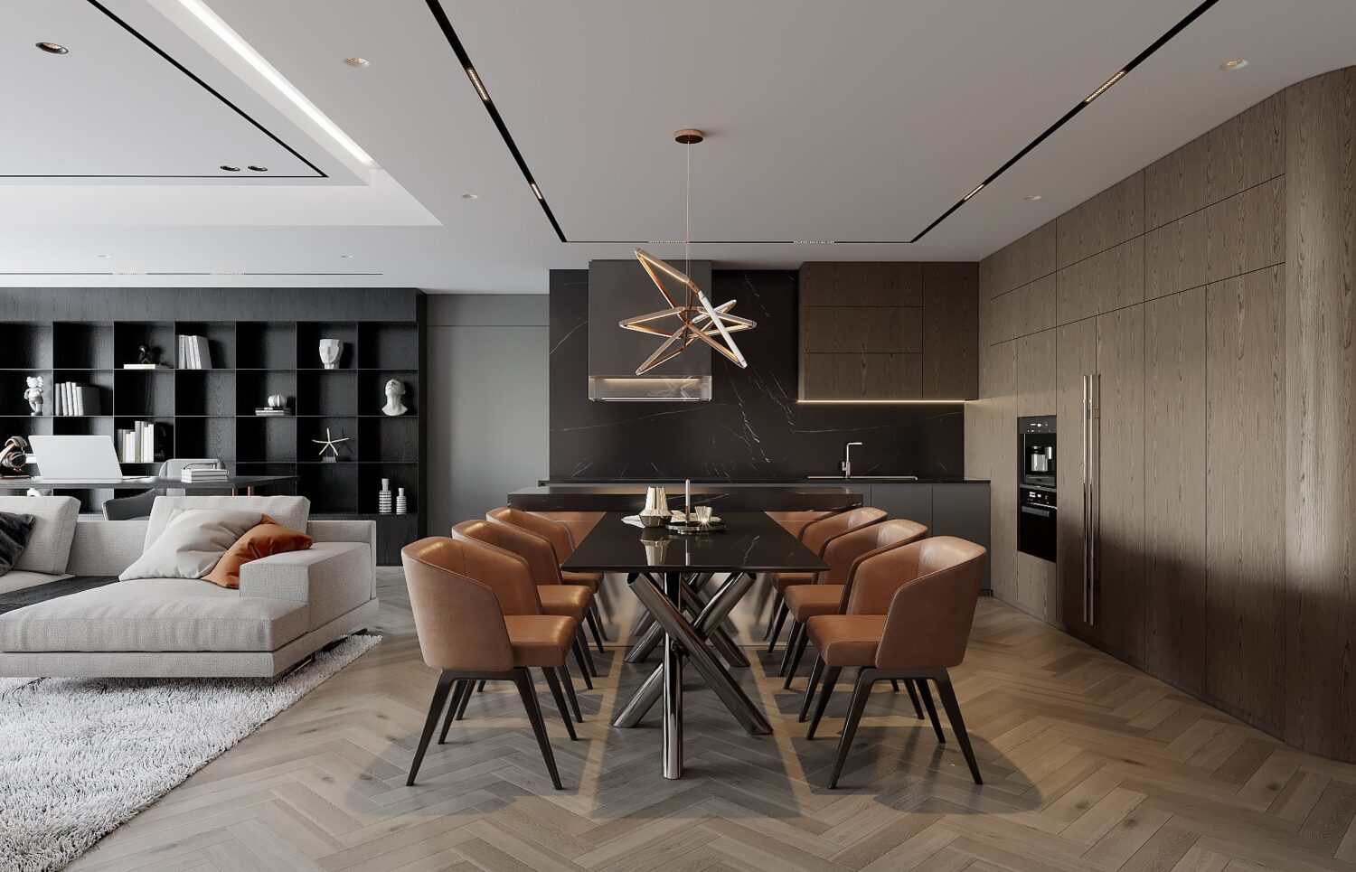 3D Interior Model Living room Scene 3dsmax 2412698