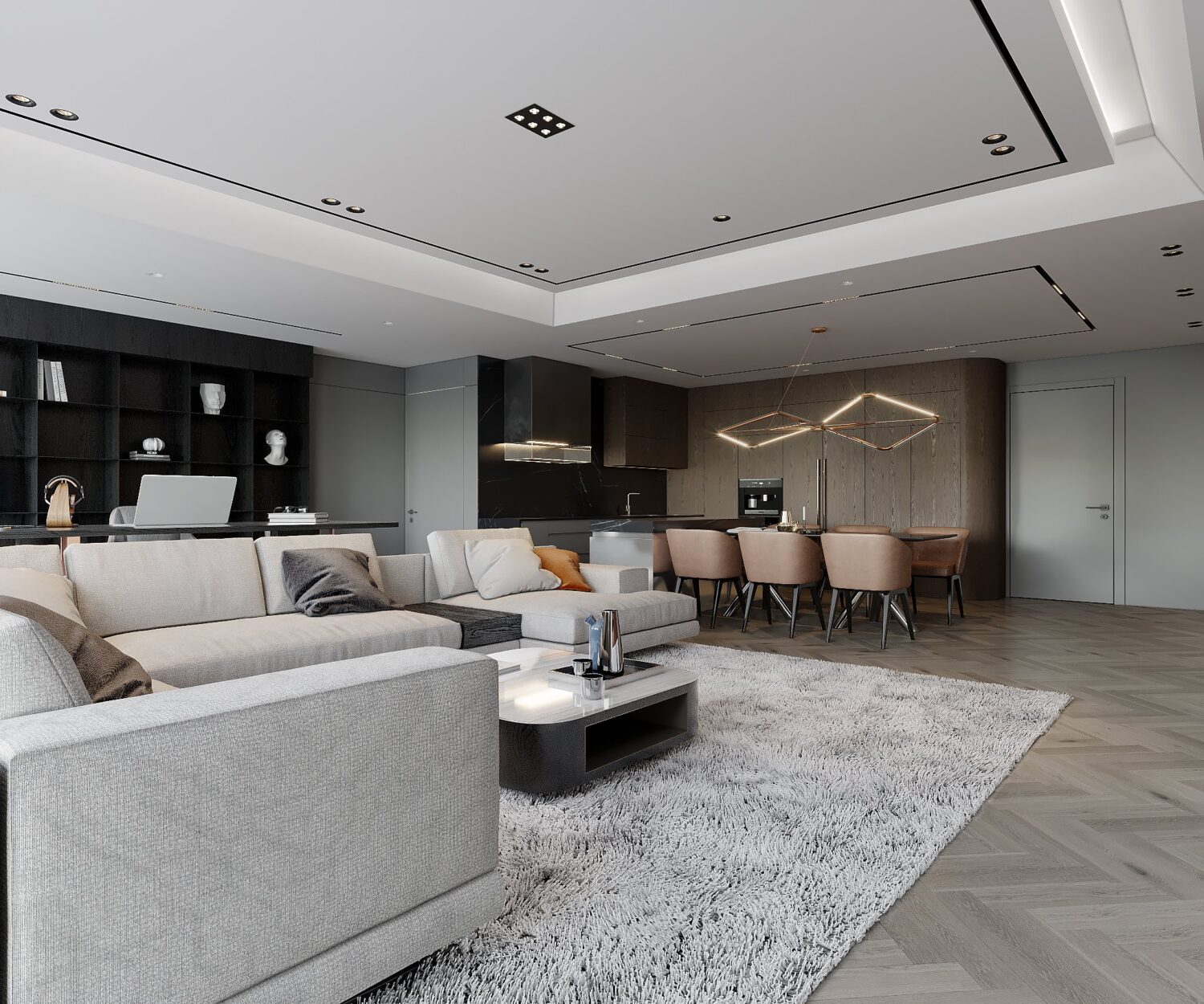 3D Interior Model Living room Scene 3dsmax 2412698