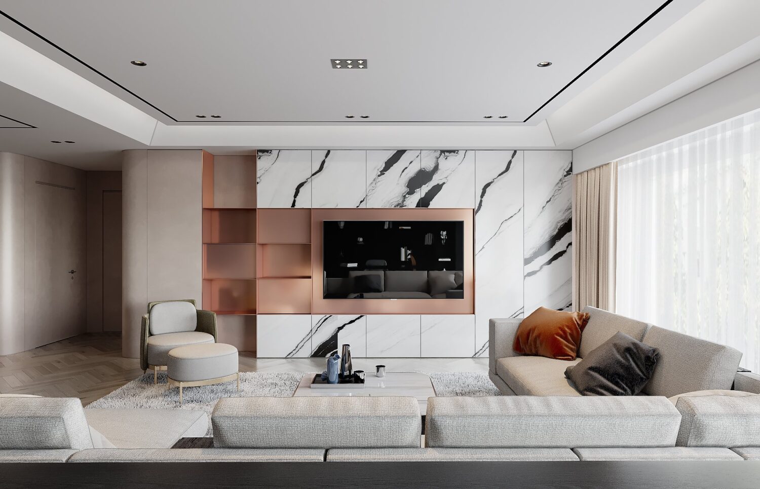 3D Interior Model Living room Scene 3dsmax 2412698