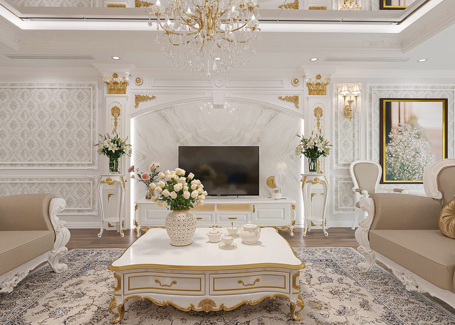 3D Interior Model Living room Scene 3dsmax 2412708