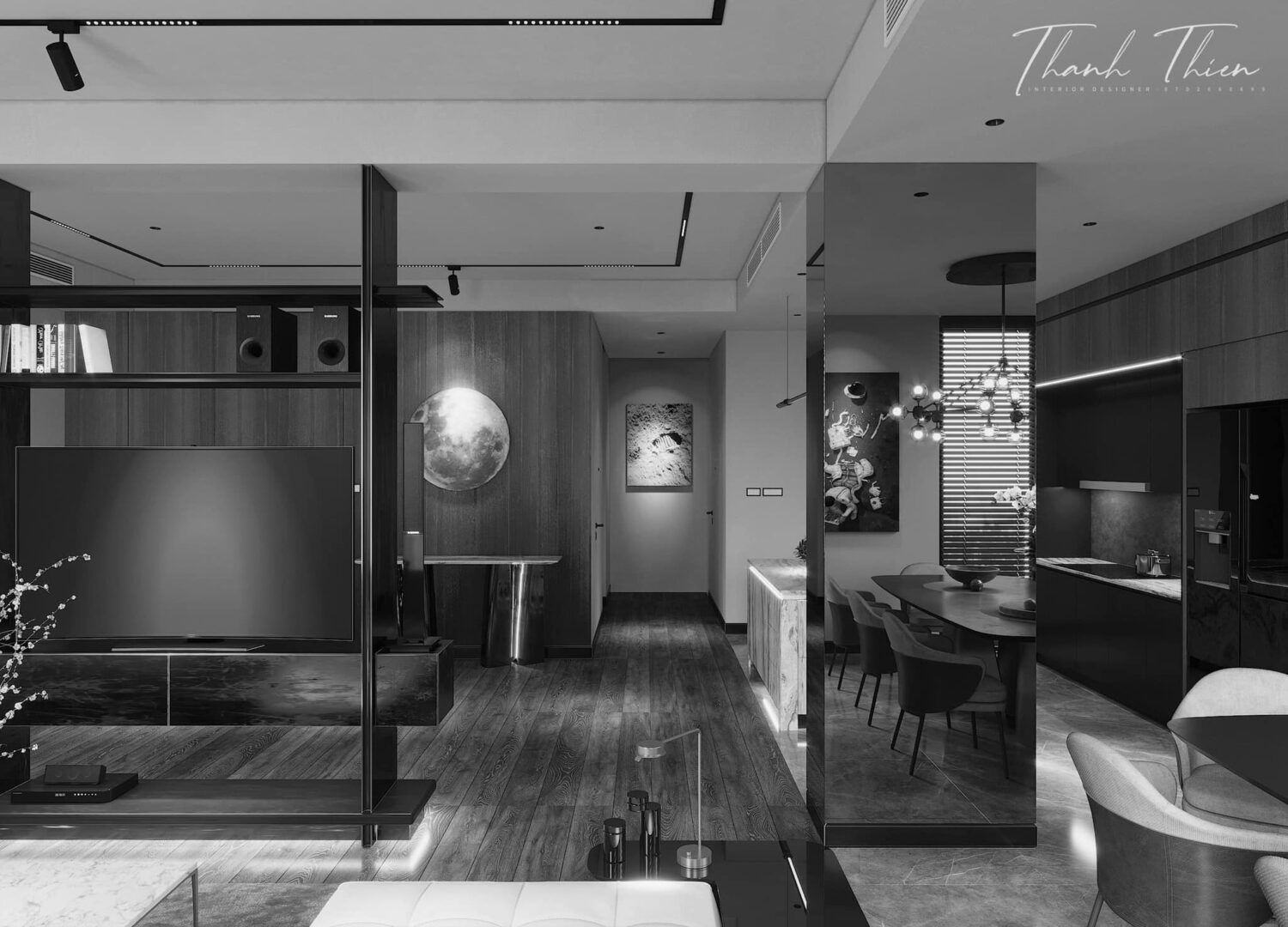 3D Interior Model Living room Scene 3dsmax 2412712