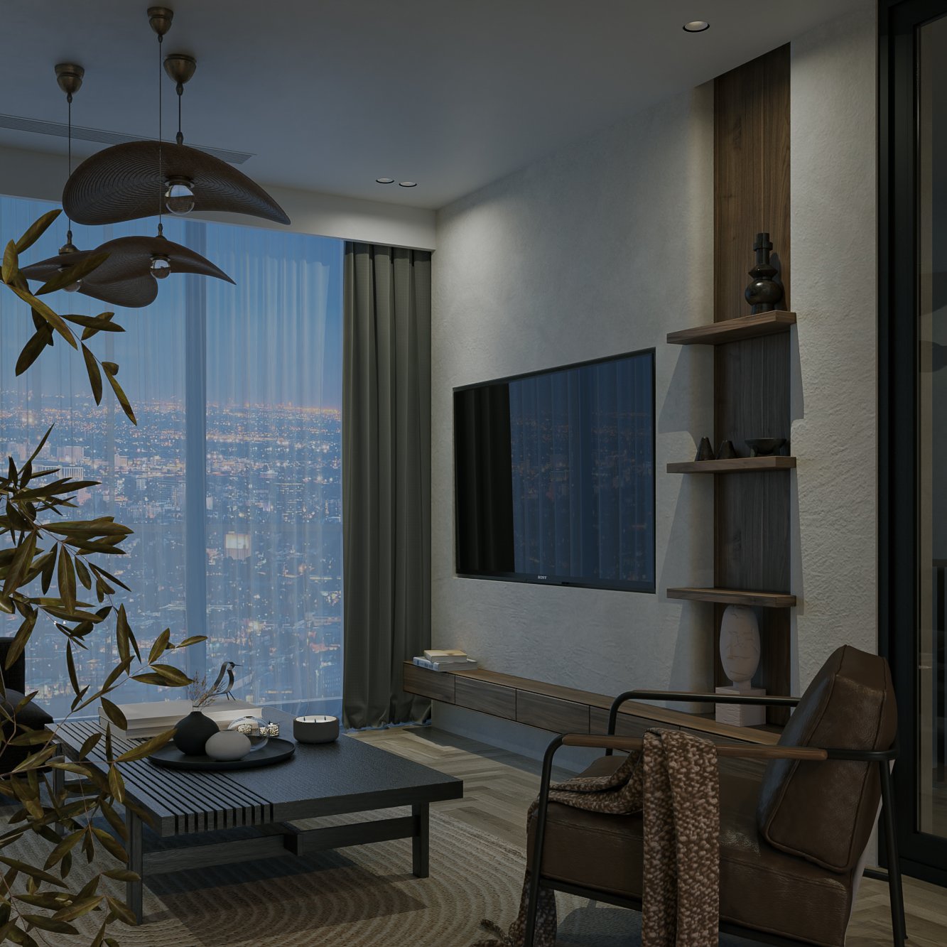 3D Interior Model Living room Scene 3dsmax 2412716