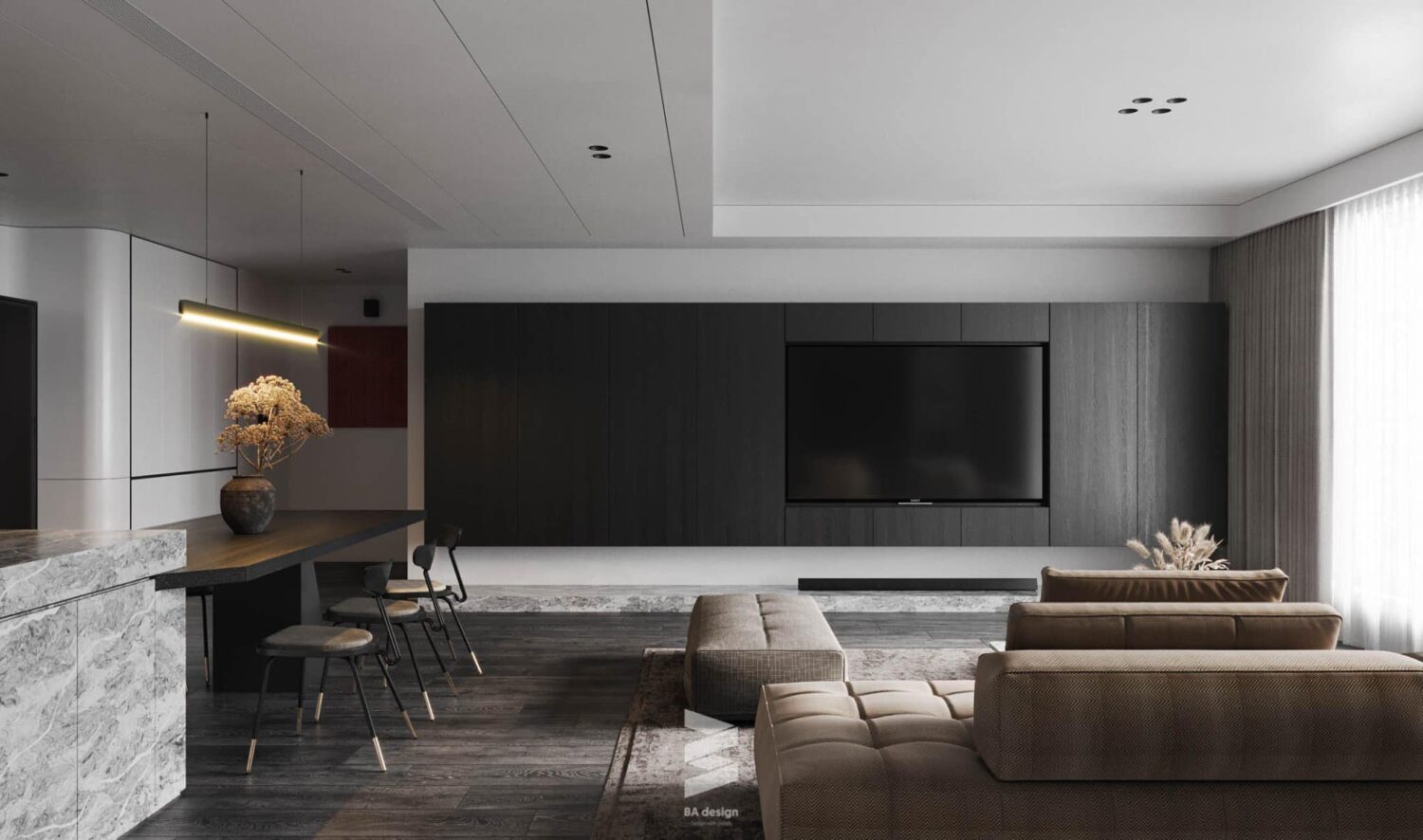 3D Interior Model Living room Scene 3dsmax 2412723