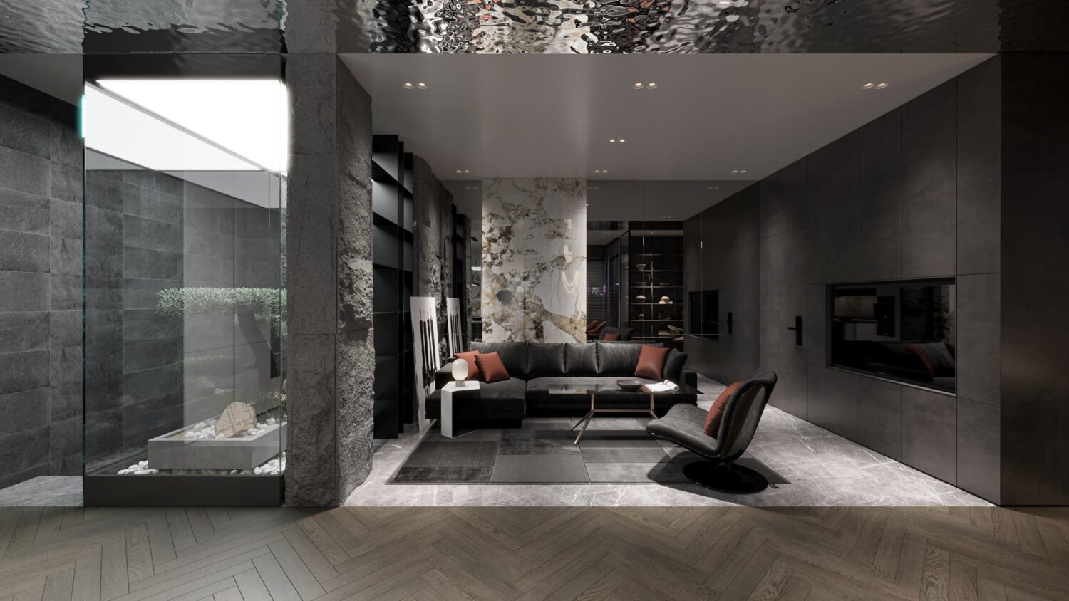 3D Interior Model Living room Scene 3dsmax 2412724