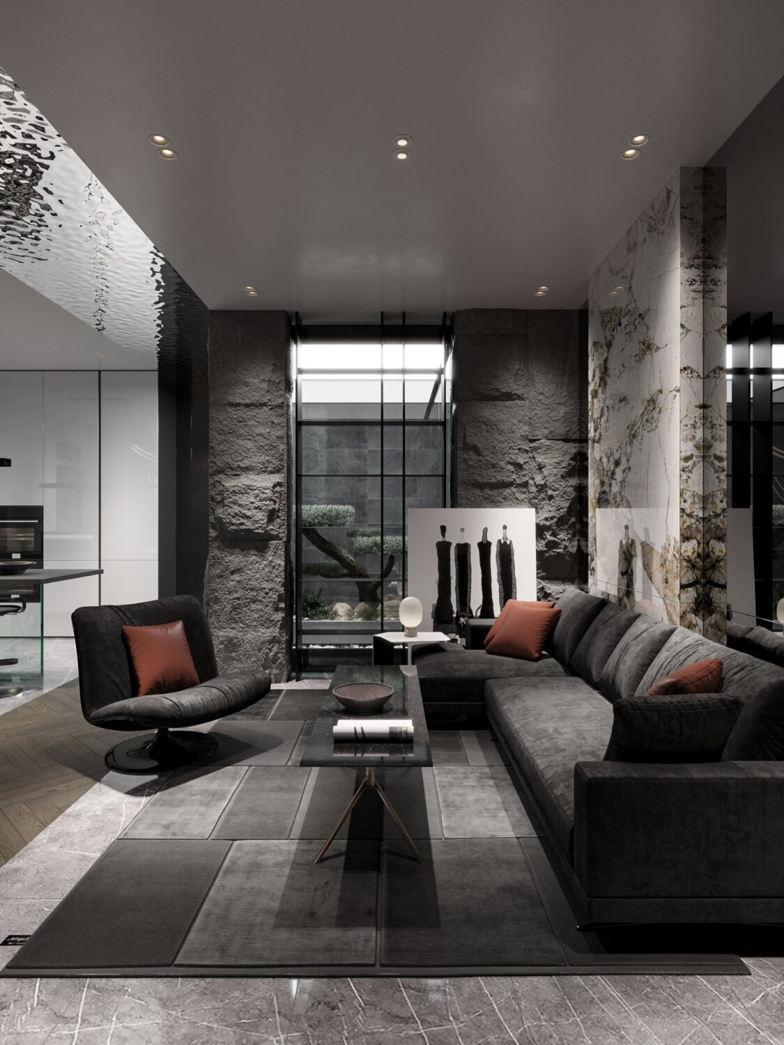 3D Interior Model Living room Scene 3dsmax 2412724