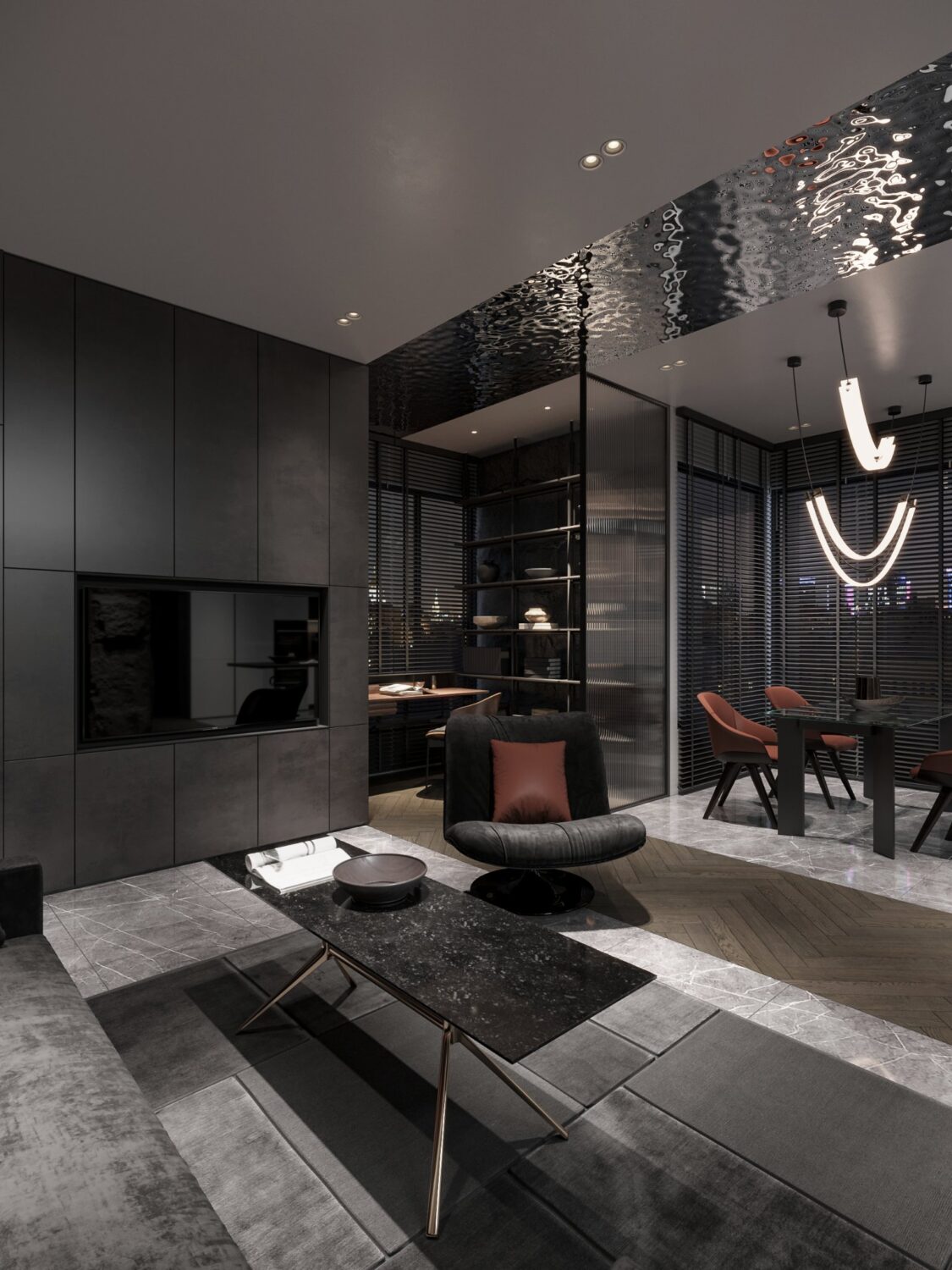 3D Interior Model Living room Scene 3dsmax 2412724